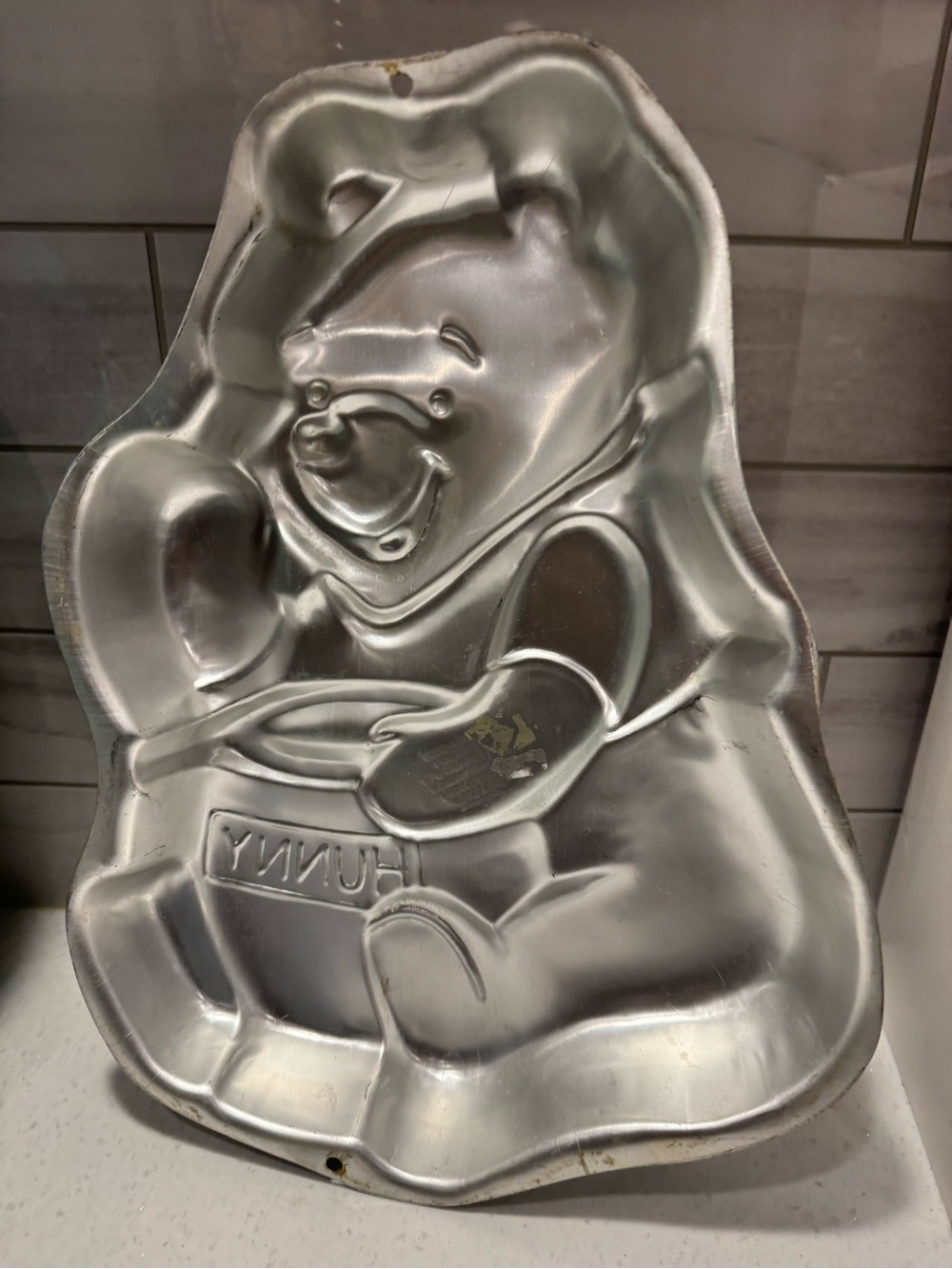 Vintage 1995 Disney Silver Winnie the Pooh Cake Pan